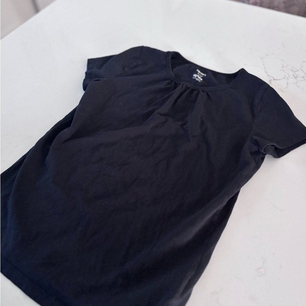 Carter’s Black Short Sleeve Blouse - KIDS